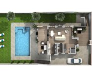 Вилла с бассейном и террасой в Сьюдад-Кесада 124 кв.м