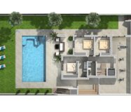 Вилла с бассейном и террасой в Сьюдад-Кесада 124 кв.м