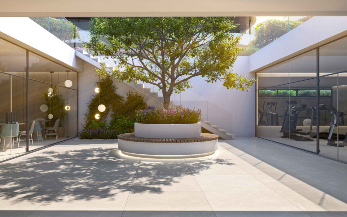 Апартаменты с террасой в Эстепоне 96.74 кв.м 2 спальни