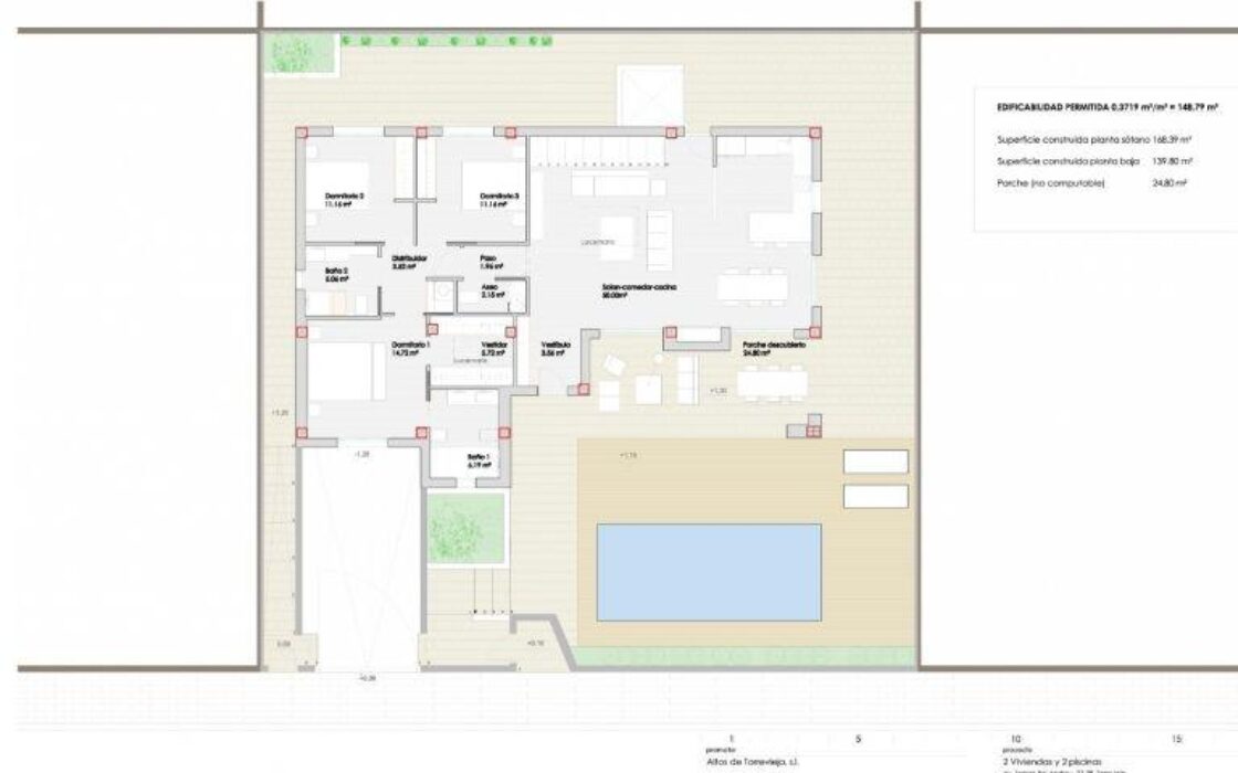 Будинок біля моря в Торрев’єсі з терасою та приватним басейном