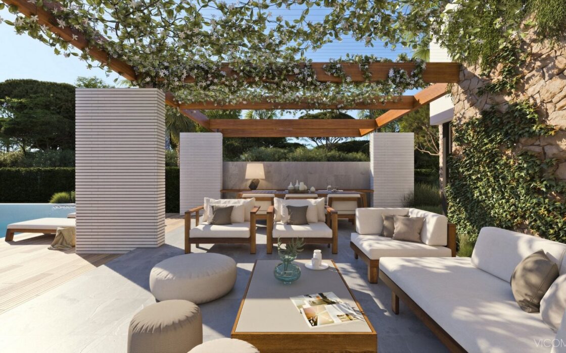 Новые виллы с бассейном в 2 минутах от пляжа Агуамарина