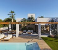 Новые виллы с бассейном в 2 минутах от пляжа Агуамарина