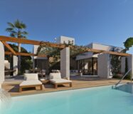 Новые виллы с бассейном в 2 минутах от пляжа Агуамарина