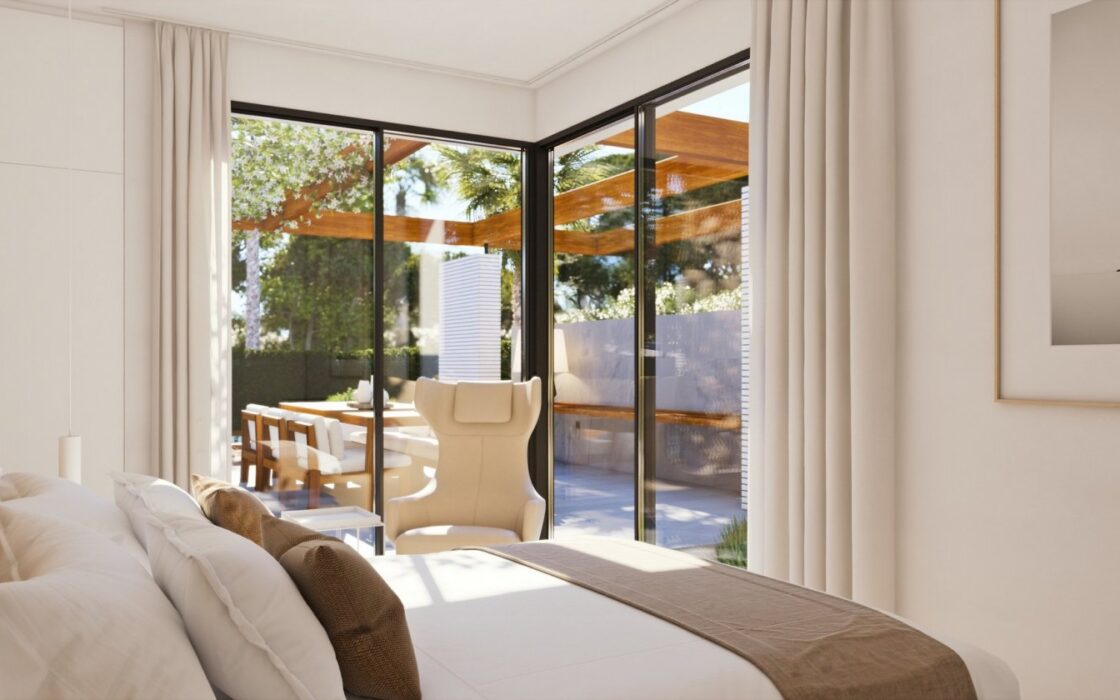 Новые виллы с бассейном в 2 минутах от пляжа Агуамарина