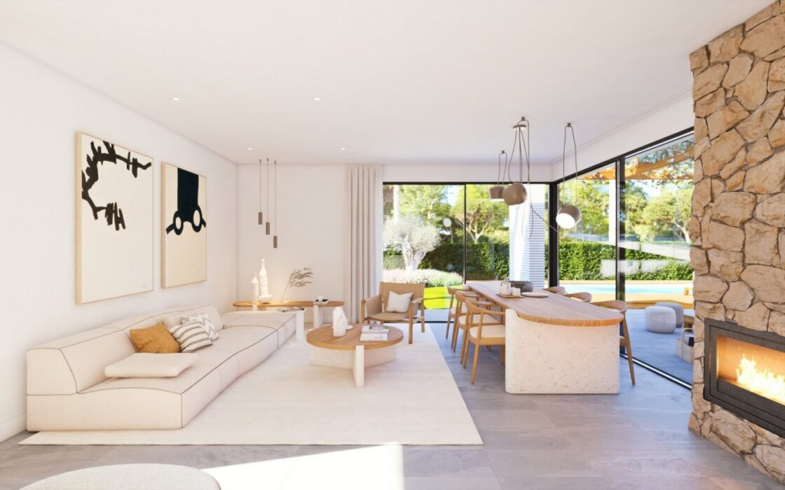 Новые виллы с бассейном в 2 минутах от пляжа Агуамарина