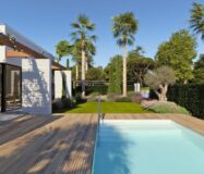 Новые виллы с бассейном в 2 минутах от пляжа Агуамарина