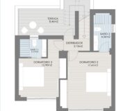 Автономні вілли біля моря в Аліканті з басейном 118 кв.м