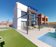 Автономні вілли біля моря в Аліканті з басейном 118 кв.м