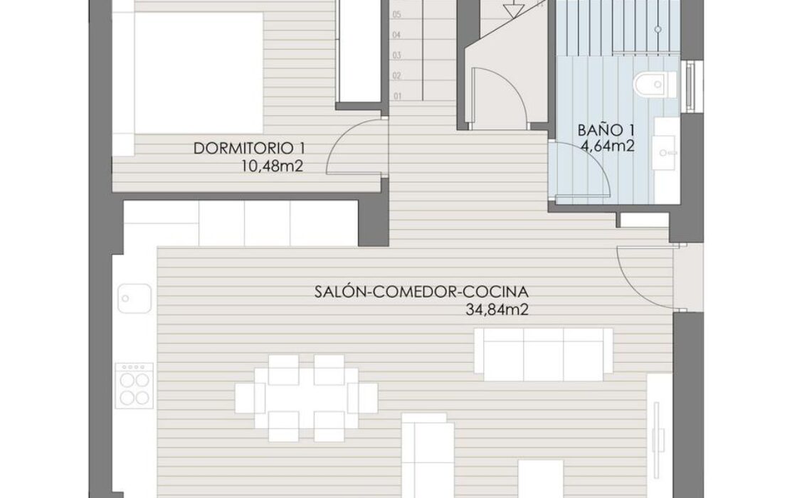 Автономні вілли біля моря в Аліканті з басейном 118 кв.м