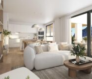 Квартири з 2-3 спальнями біля моря в Кальпе з терасою