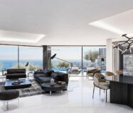 Нові вілли в Кальпе з видом на море та терасою 410 кв.м