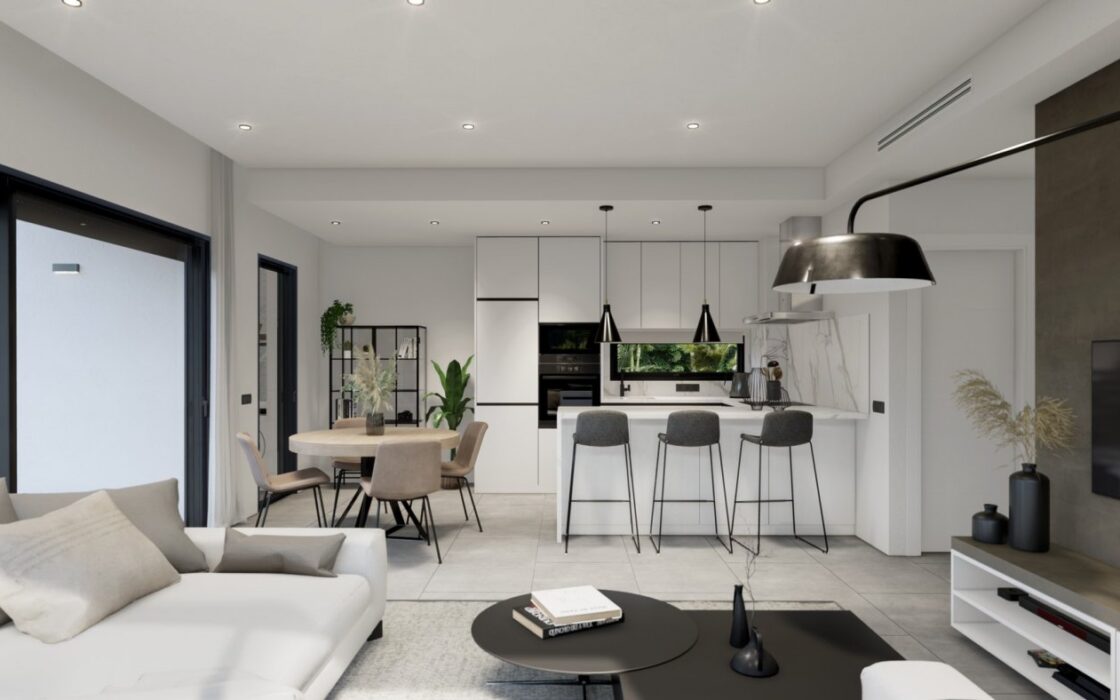 Современные виллы в Ориуэла Коста, 900 м до моря, 139 кв.м