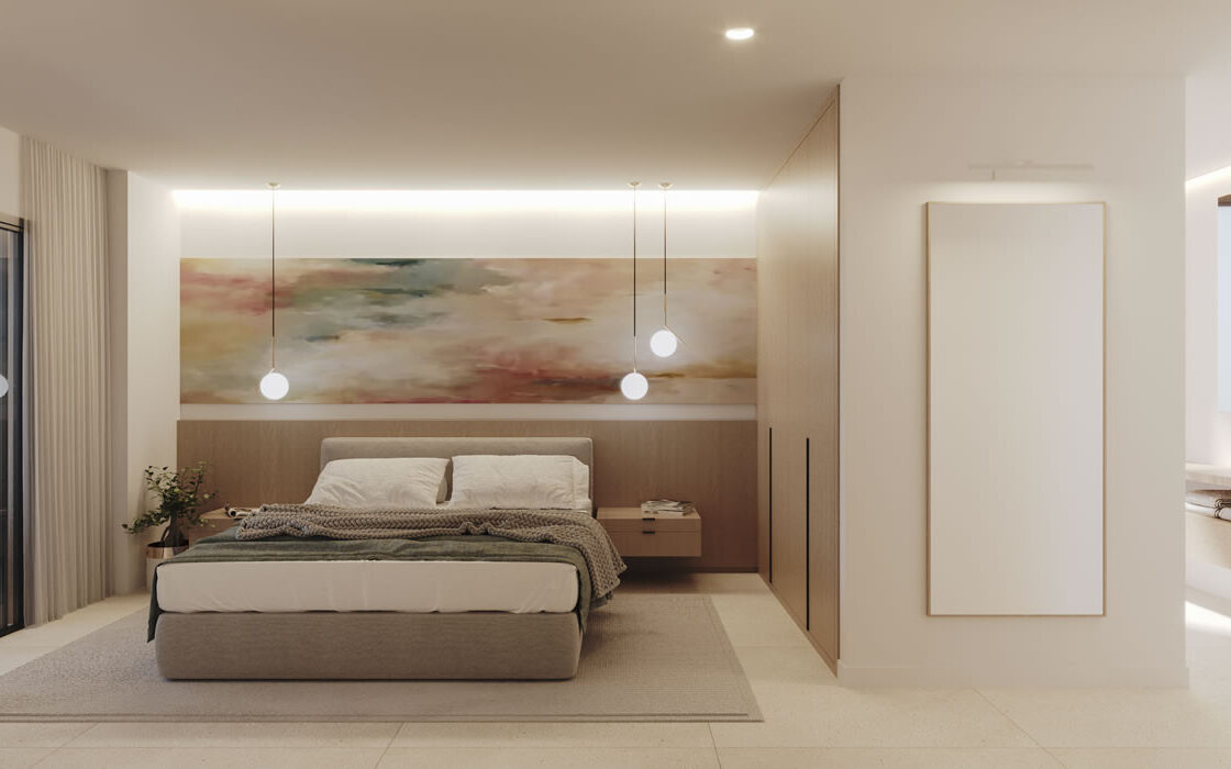 Двухспальные апартаменты 114 кв.м в Сан-Педро Алькантaра