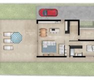 Вилла в Ориуэла Коста 216 кв.м у моря з видом і басейном