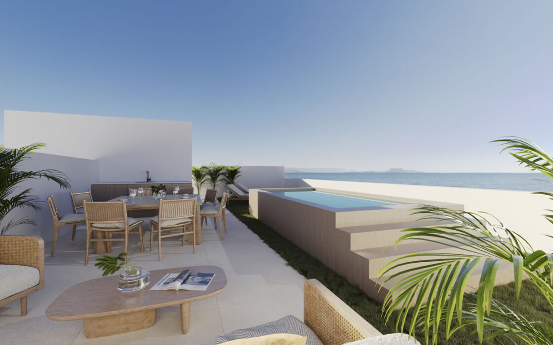 Трёхспальные апартаменты с террасой в Сан-Педро де Алькантара