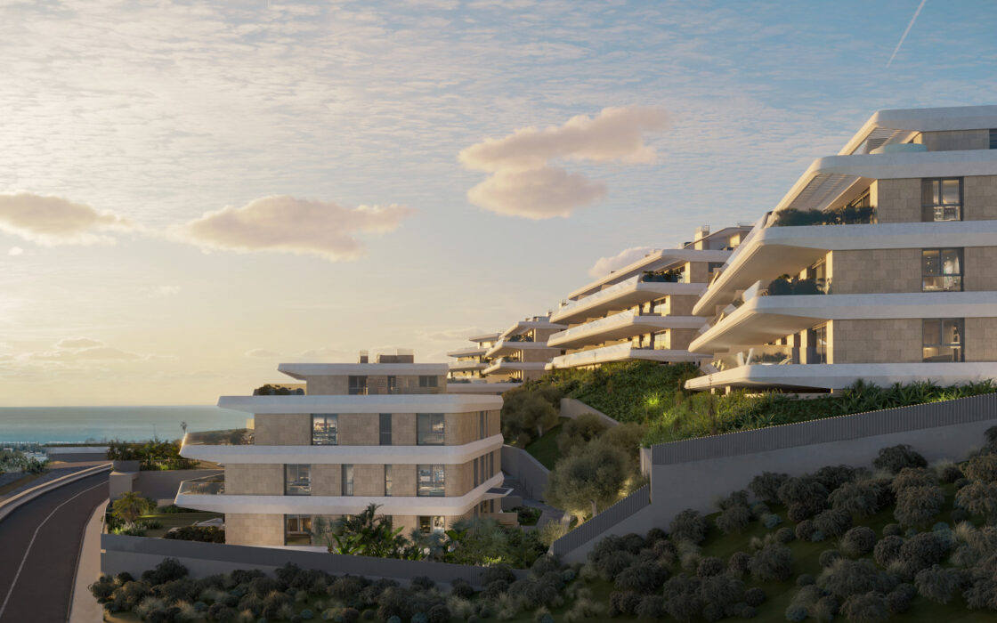 Трехспальные апартаменты с террасой в Эстепоне 196.39 кв.м