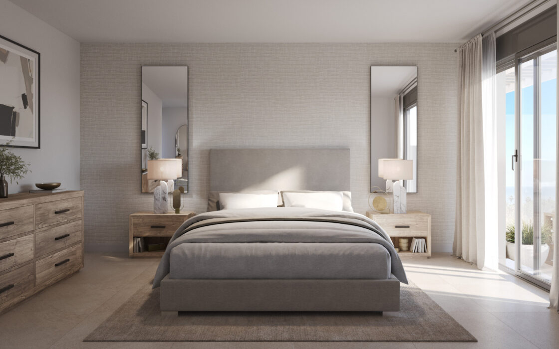 Трехспальные апартаменты с террасой в Эстепоне 196.39 кв.м