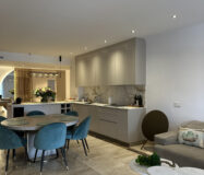 Четырехкомнатная квартира в Новой Золотой Миле с террасой