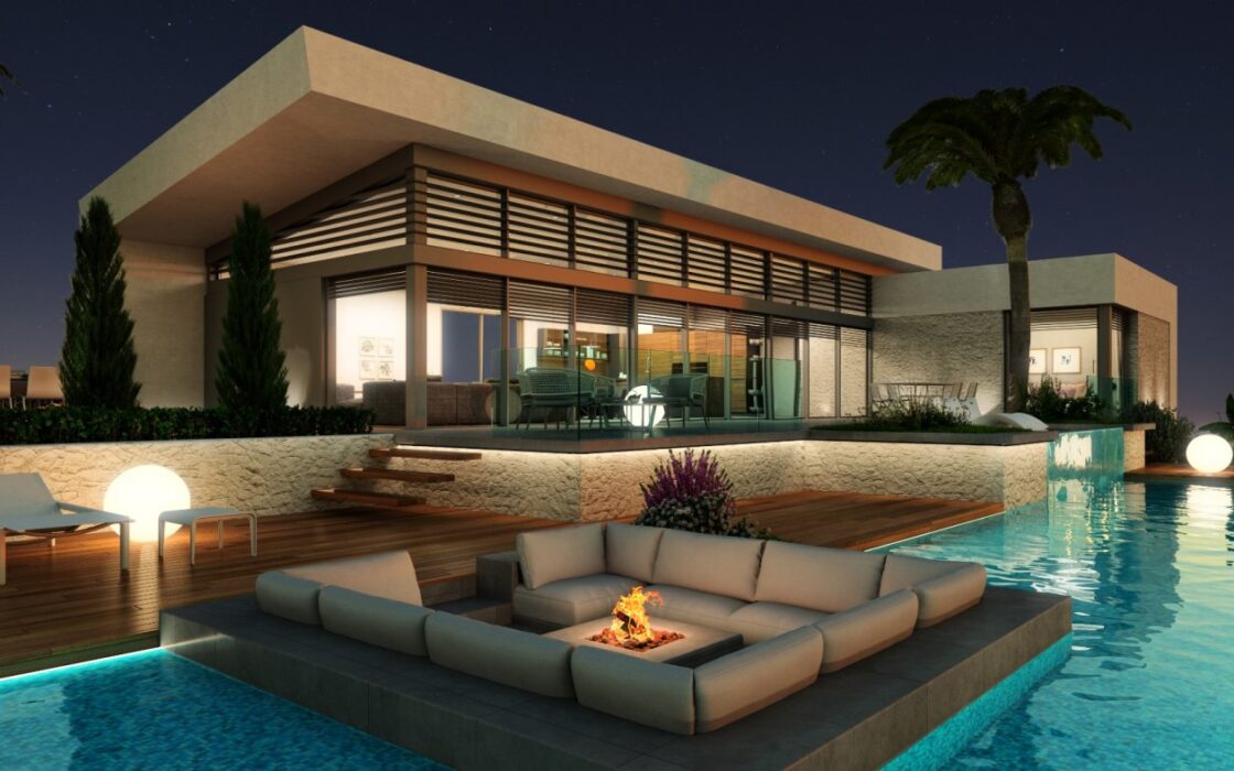 Вилла 3-4 спальни в Ориуэла Коста у гольф-клуба