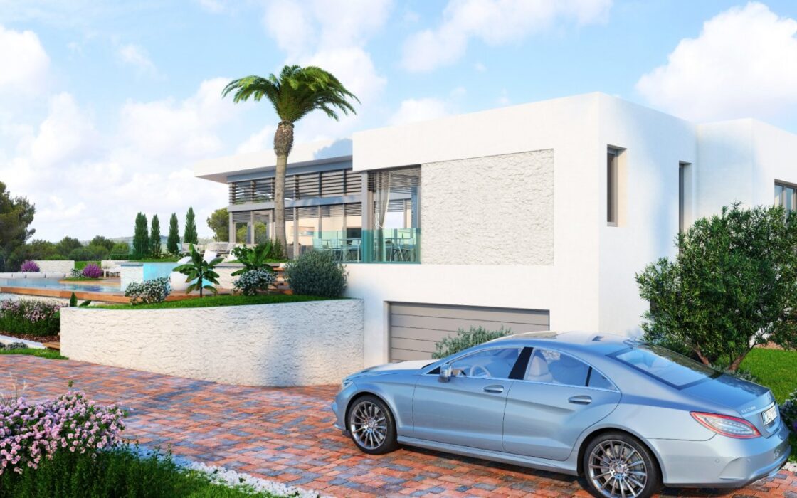 Вилла 3-4 спальни в Ориуэла Коста у гольф-клуба