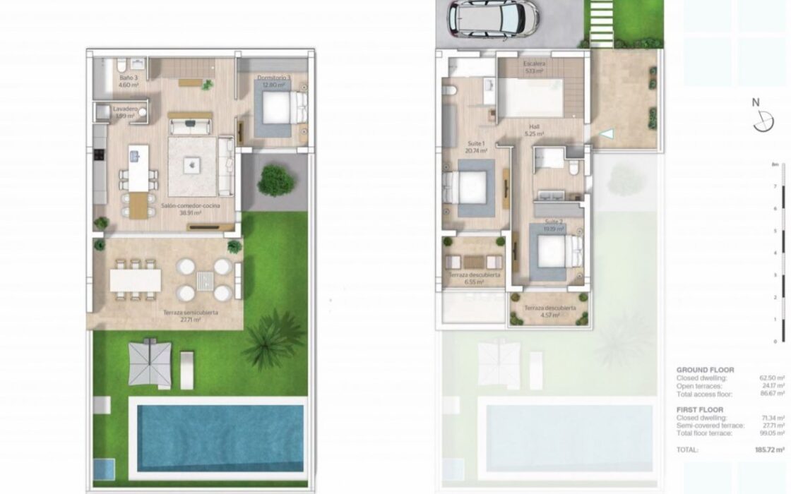 Сучасні вілли у Фінестраті з приголомшливим видом на море