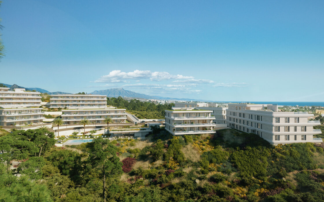 Четырехспальные апартаменты в Эстепоне с террасой 242 кв.м