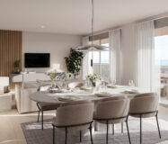 Двухспальные апартаменты в Эстепоне с террасой 161.8 кв.м