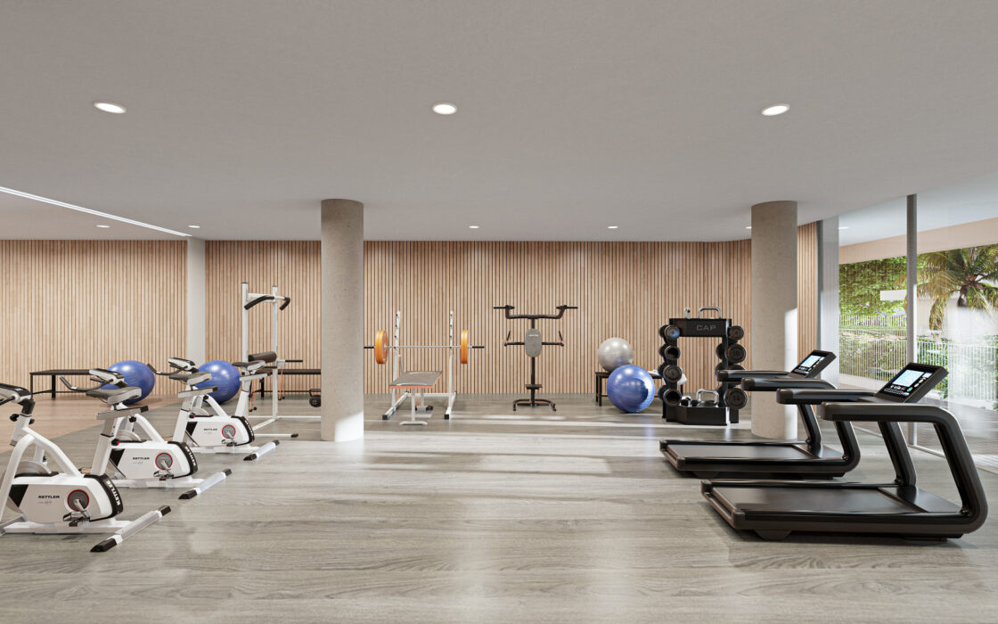 Двухспальные апартаменты в Эстепоне с террасой 161.8 кв.м