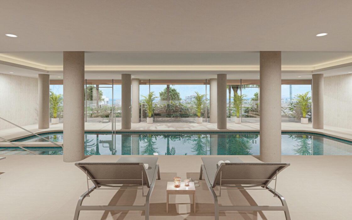 Четырехспальные апартаменты в Эстепоне с террасой 227 кв.м