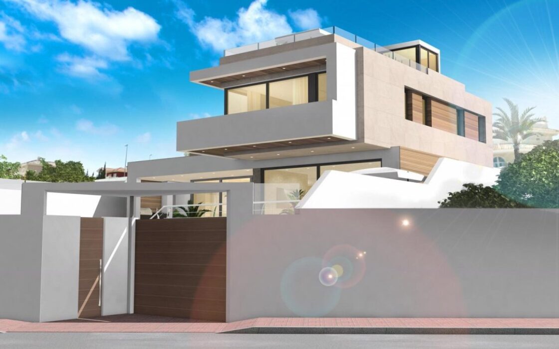 Новий будинок з терасами в Сьюдад-Кесада 350 кв.м