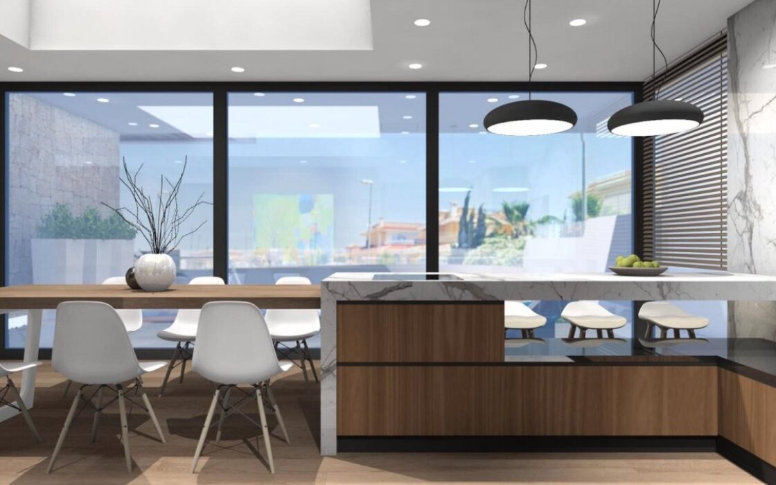 Новий будинок з терасами в Сьюдад-Кесада 350 кв.м