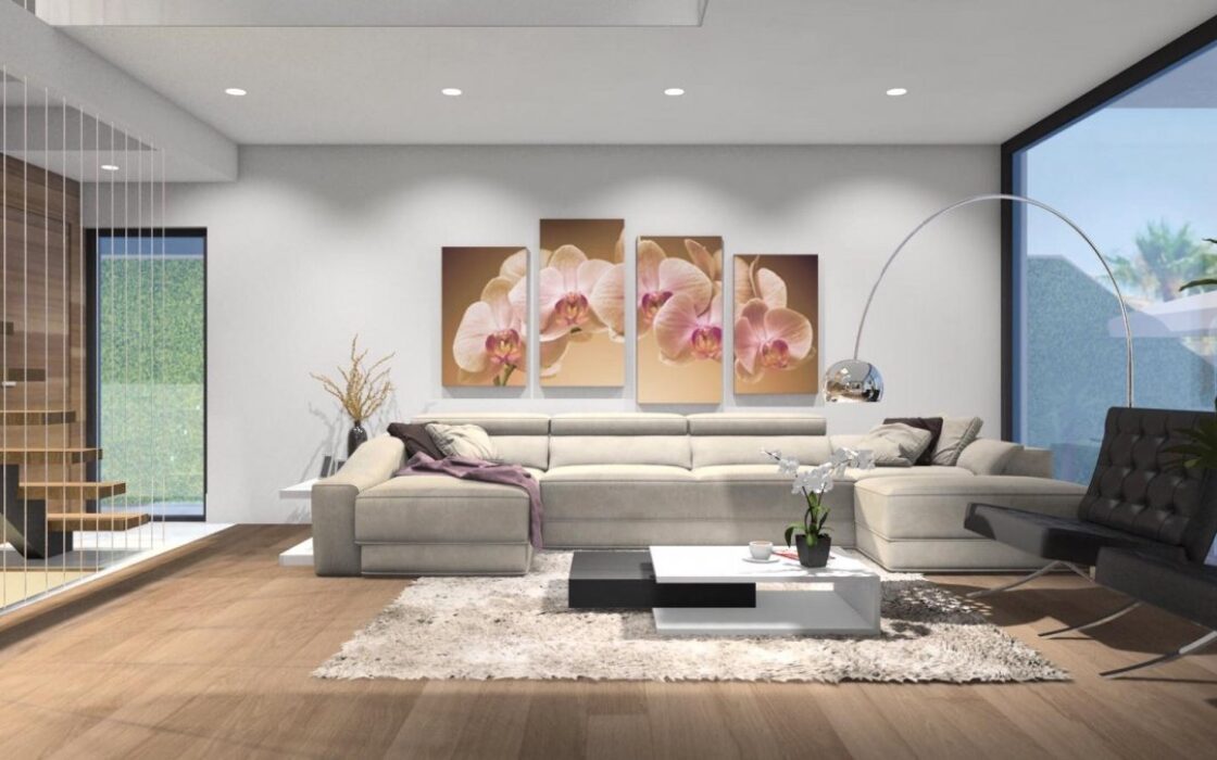 Новий будинок з терасами в Сьюдад-Кесада 350 кв.м