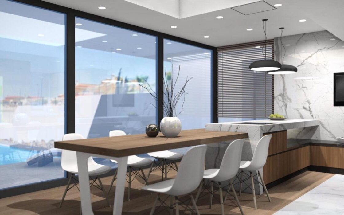 Новий будинок з терасами в Сьюдад-Кесада 350 кв.м