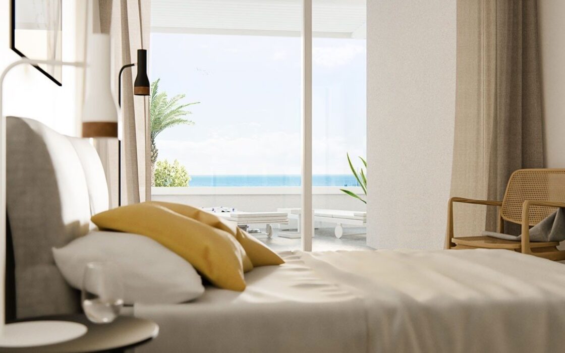 Квартиры с террасами у моря в Вильяхойосе 106.74 кв.м.