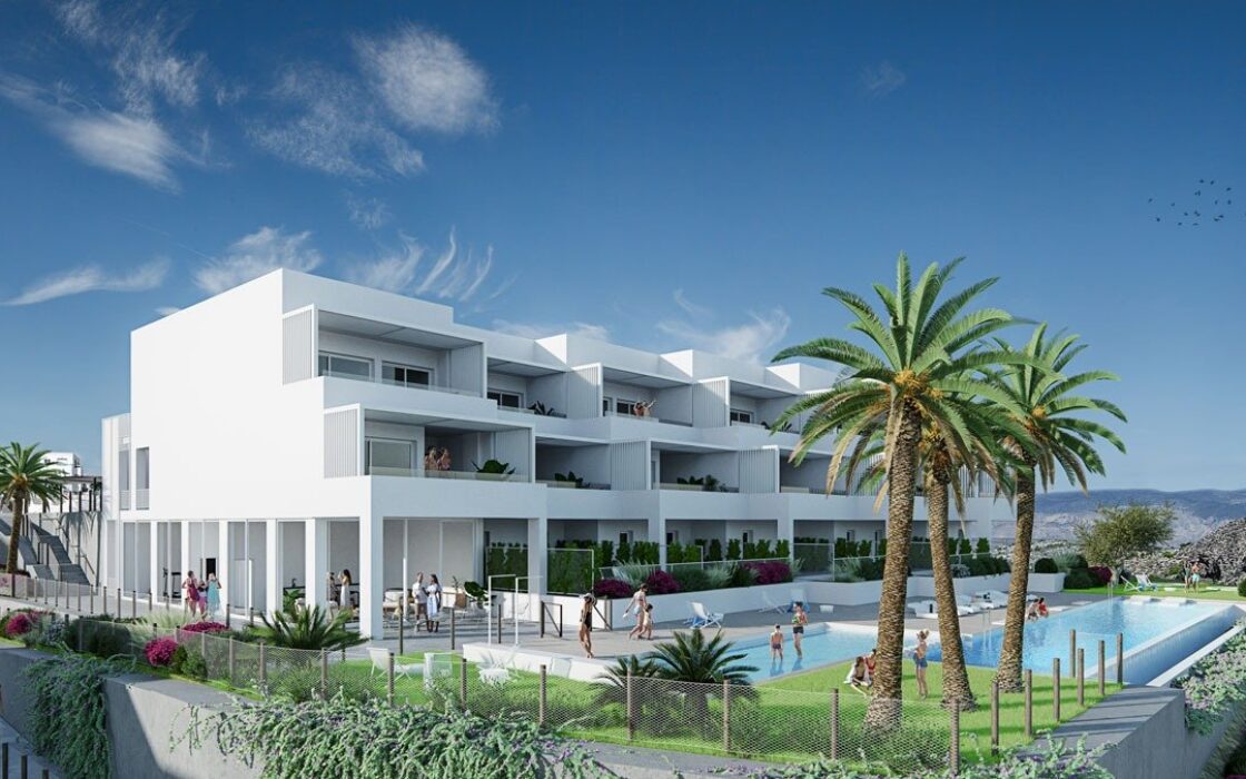 Квартиры с террасами у моря в Вильяхойосе 106.74 кв.м.