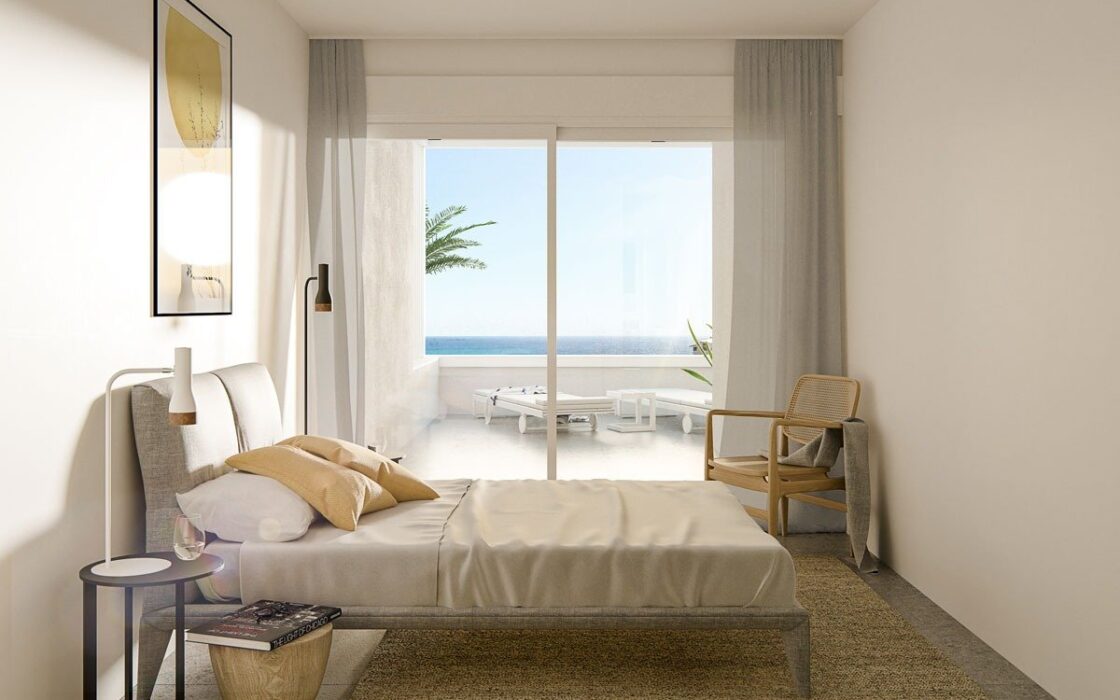 Квартиры с террасами у моря в Вильяхойосе 106.74 кв.м.