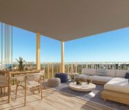 Екологічні будинки з терасами в Ель-Верже біля моря