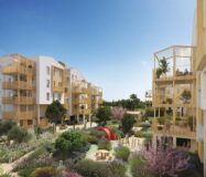 Екологічні будинки з терасами в Ель-Верже біля моря