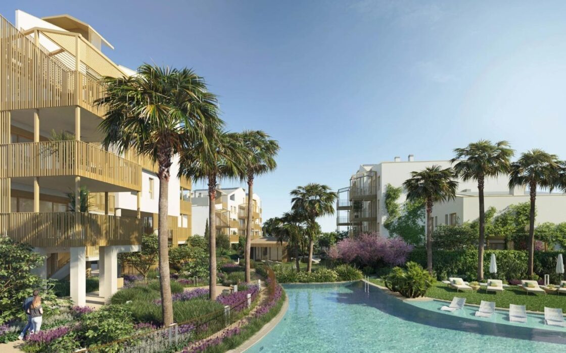 Нові екологічні будинки в Ель-Вержере біля моря з терасами