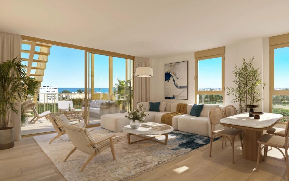 Нові екологічні будинки в Ель-Вержере біля моря з терасами