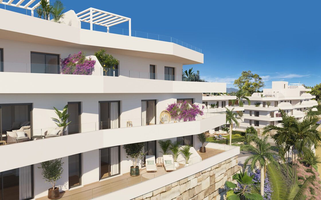 4-кімнатні апартаменти з терасою в Естепоні 165 кв.м