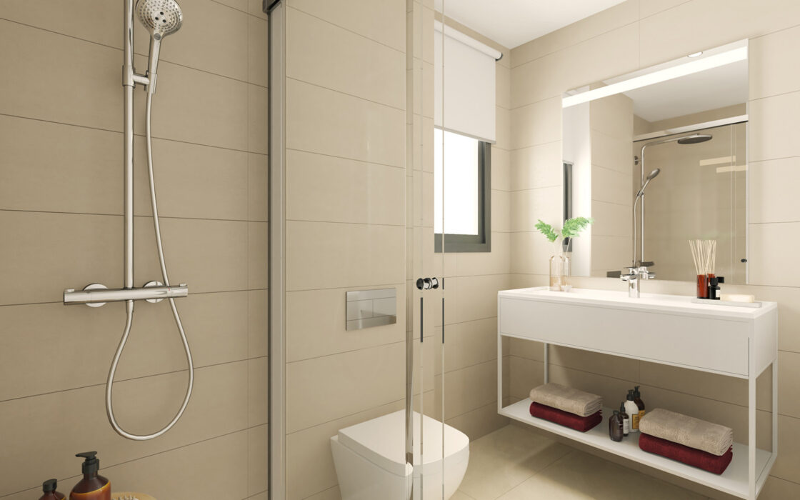 2-спальные апартаменты в Ла Кала-де-Михас с террасой 108 кв.м