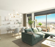 3-спальные апартаменты с террасой в Ла Кала-де-Михас