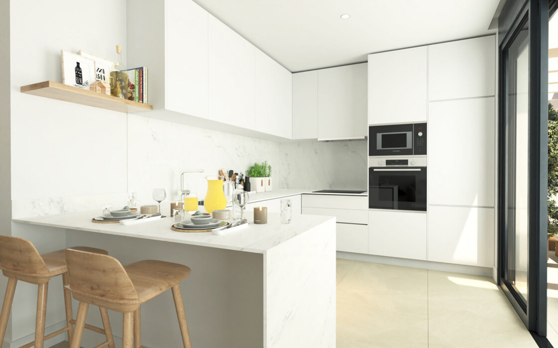 3-спальные апартаменты с террасой в Ла Кала-де-Михас