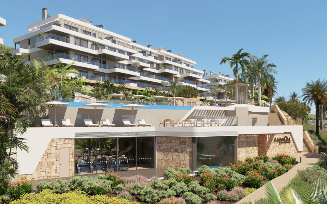 3-спальные апартаменты с террасой в Ла Кала-де-Михас