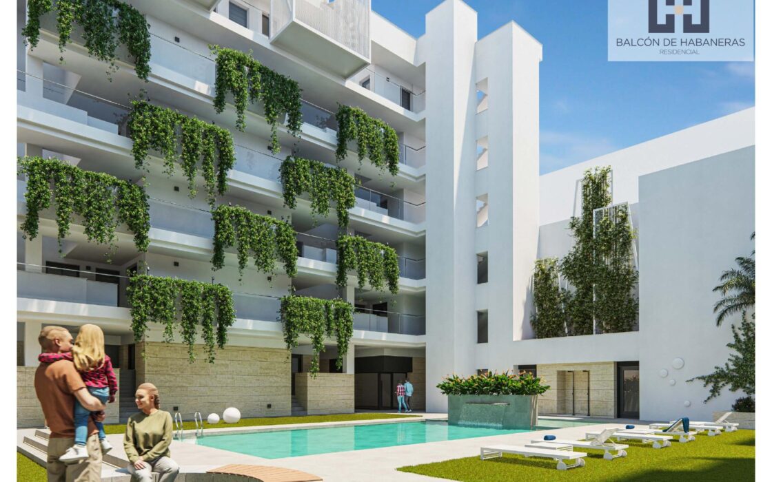 Просторные апартаменты в Торревьехе 98 кв.м у моря