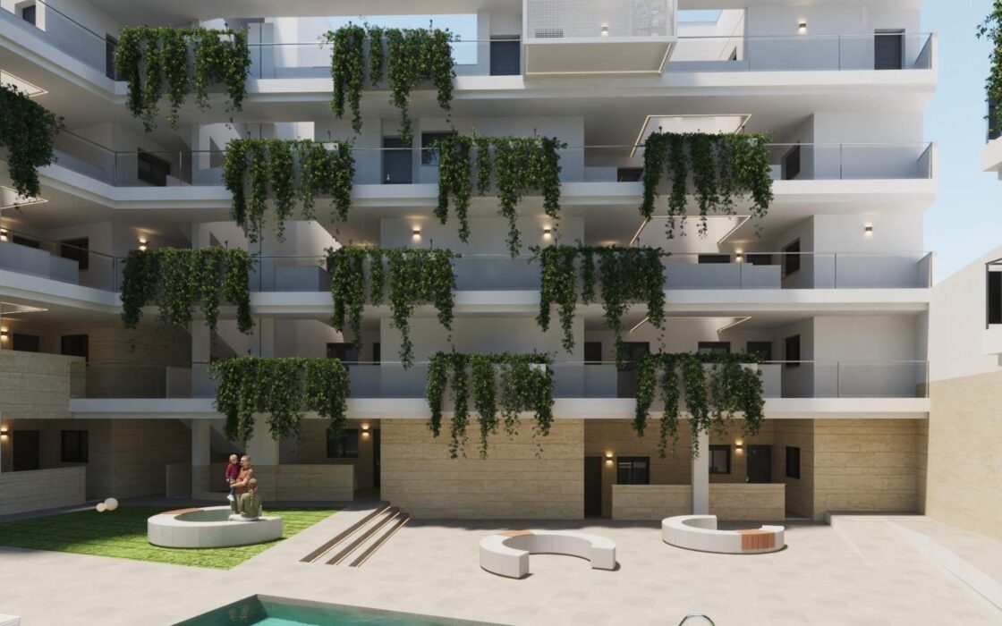 Просторные апартаменты в Торревьехе 98 кв.м у моря