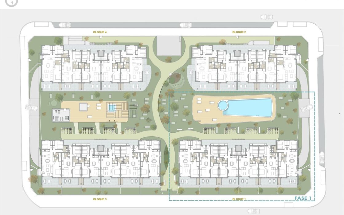 Новий комплекс в Піллар-де-ла-Орадада з терасами 66 кв.м