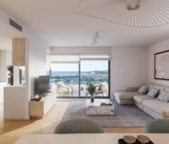 Будинки нової забудови в Аліканте з терасами біля моря