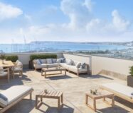 Будинки нової забудови на Золотій милі в Аліканті з видом на море